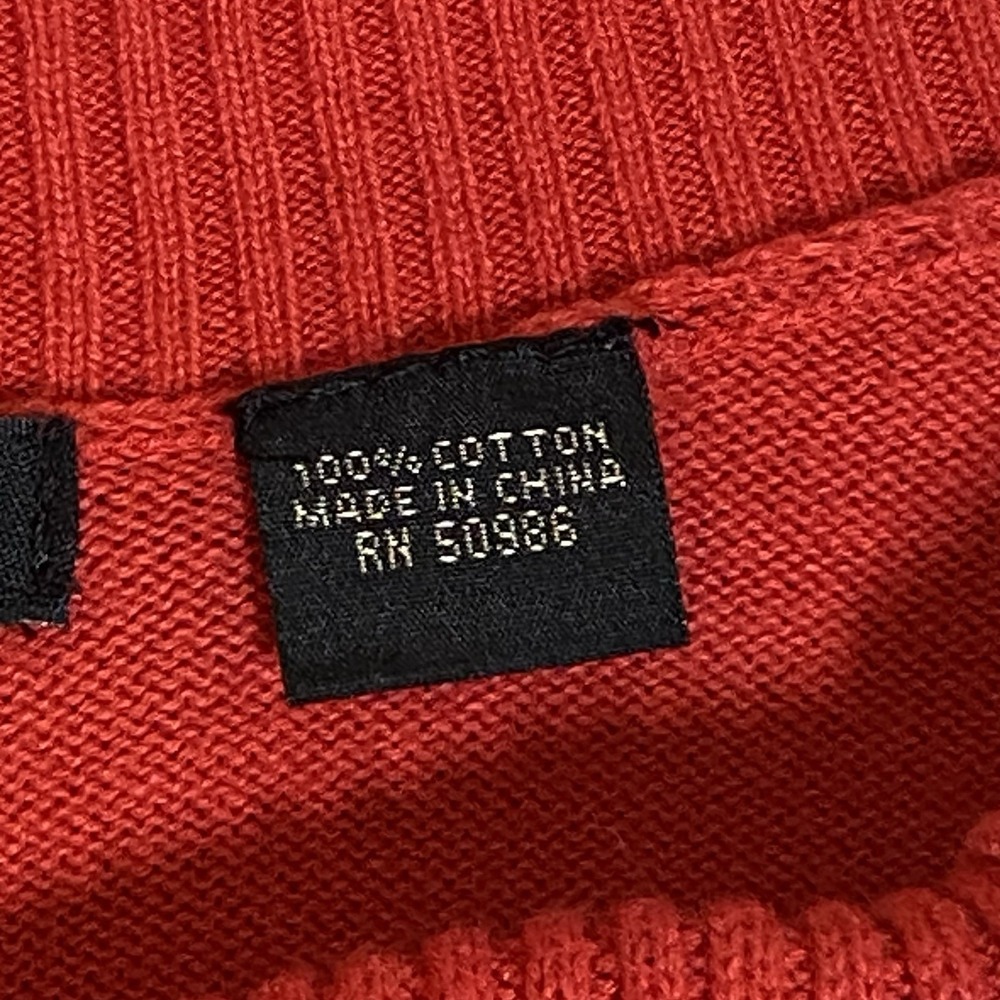 Jeanne Pierre Sweater Womens Medium Red Cowl Neck Classic Preppy Christmas Style - Picture 10 of 15